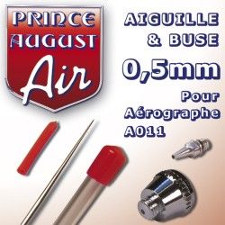 Aiguille et Buse 0.5 pour Aérographe AO11